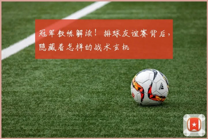 冠军教练解读!排球友谊赛背后,隐藏着怎样的战术玄机