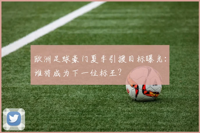 欧洲足球豪门夏季引援目标曝光：谁将成为下一位标王？